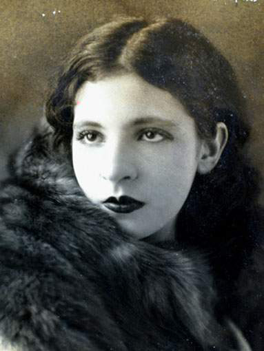 Retrato adulto de Patrícia Rehder Galvão, a Pagu